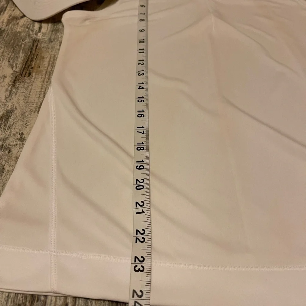 Slazenger Golf Shirt Sleeveless White Small Hat - Picture 4 of 4